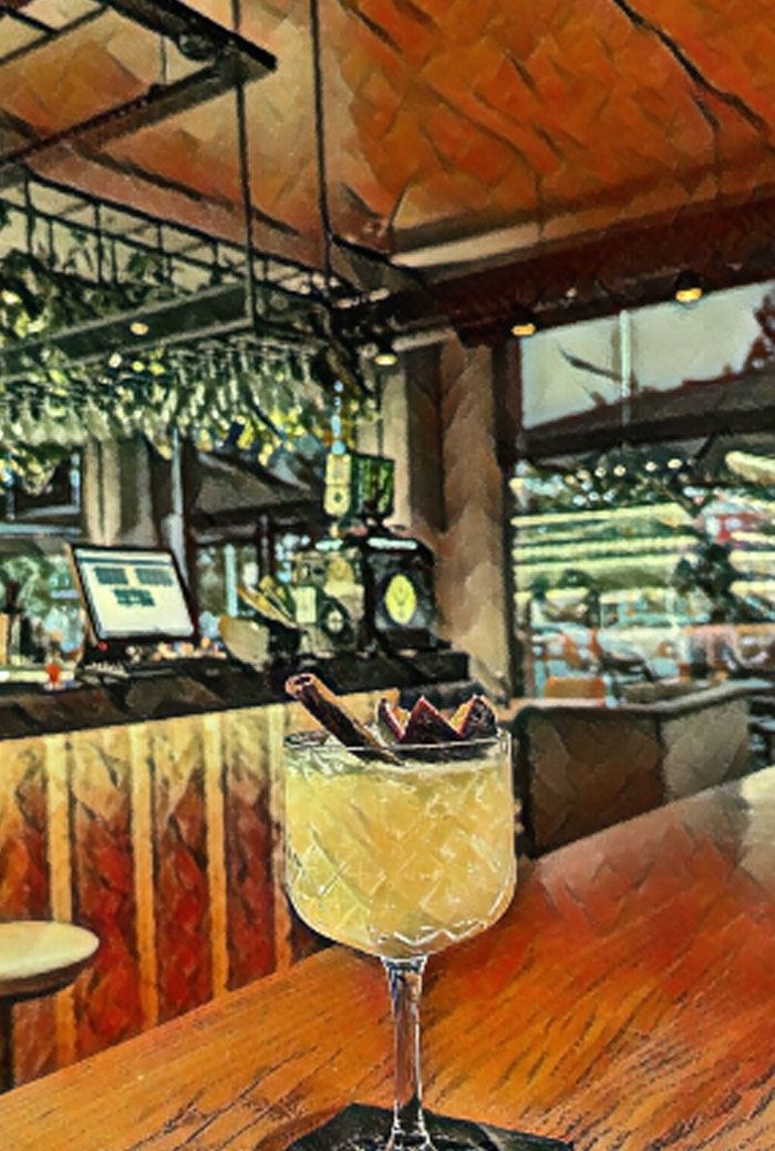 Drinks at the ZeroLounge bar